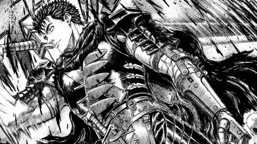 Capa Promocional do mangá Berserk.